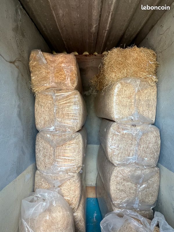 10 balles de fibre de bois peuplier (image 1)