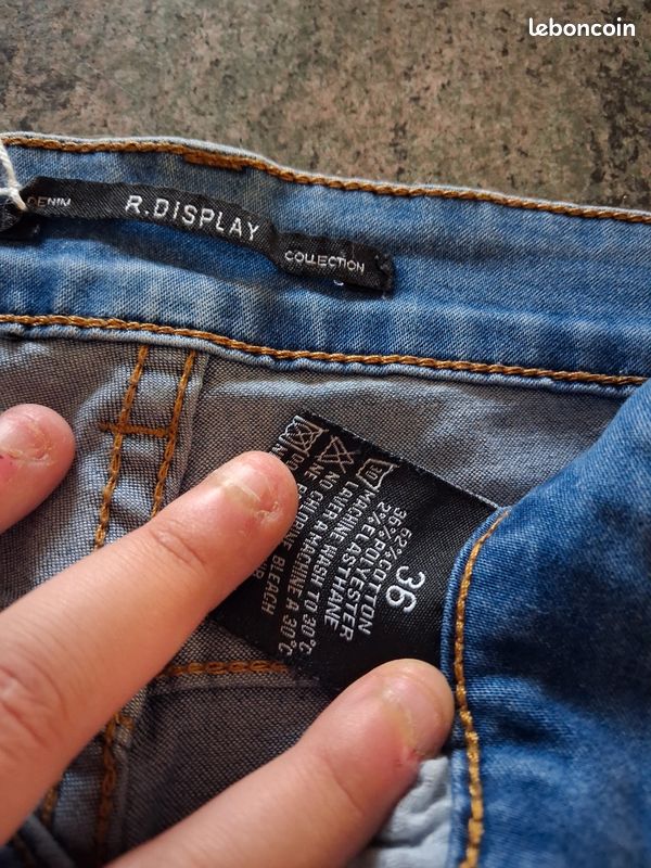 Jean slim taille 36 R.Display (image 2)