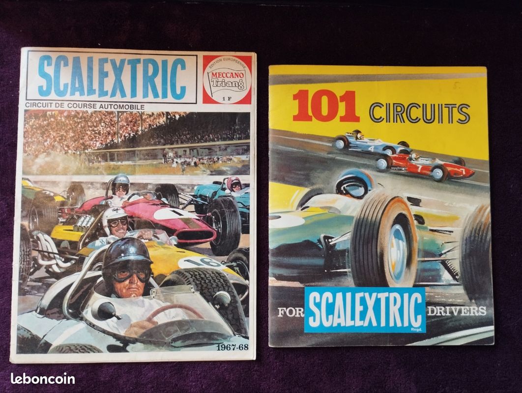 PUB CIRCUIT SCALEXTRIC 1962 - Affiche Publicitaire Vintage - Collection Slot
