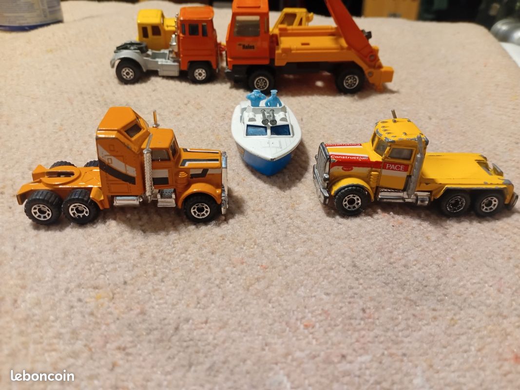 Matchbox, bateau, train, camion, tracteur (image 4)