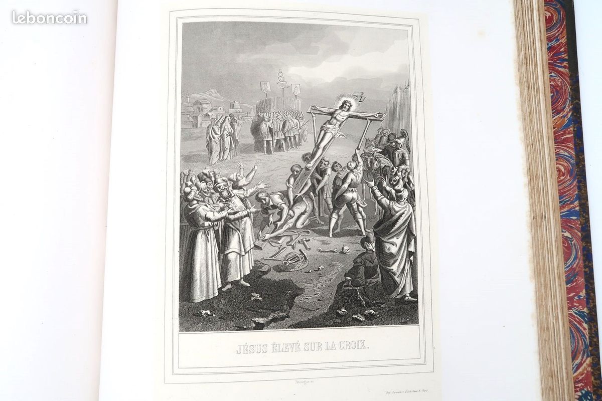 La vie de N. S. Jésus-Christ de Jérôme Natalis - in-folio 1853 130 gravures (image 12)
