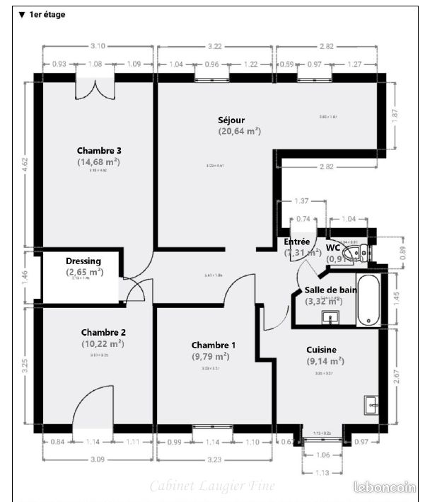 Appartement 4 pièces 79 m² — 7