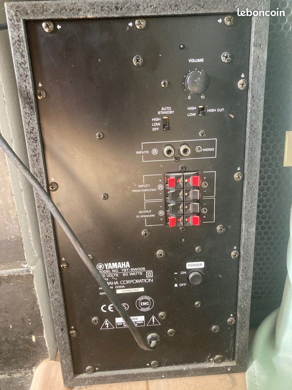 Ampli Caisson De Basse Yamaha YST-SW005 - Occasion