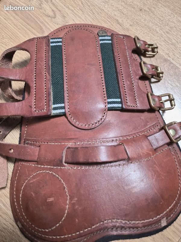 Guetre cuir forestier taille 2 (image 1)
