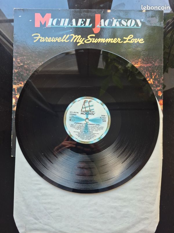 Vinyle 33t Michael Jackson Farewell my summer love avec poster (image 3)