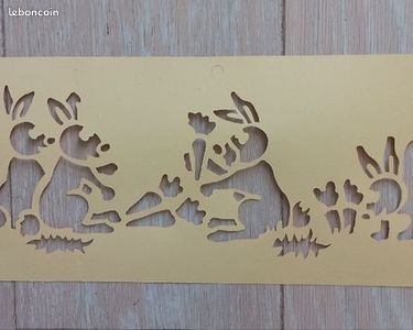 Pochoir pour déco lapins (image 1)