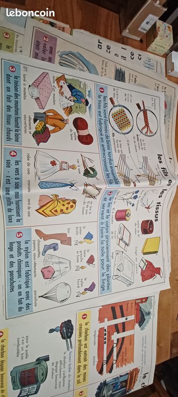 Ancienne affiche scolaire (image 1)