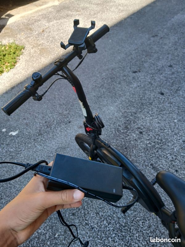 Draisiene élèctrique bike 160 350w 25km d’autonomie porte télephone avec antivol fournis avec chargeur fourni avec (image 7)