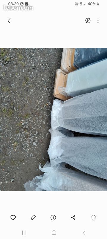 Poteau Aluminium platine ou seller béton (image 15)