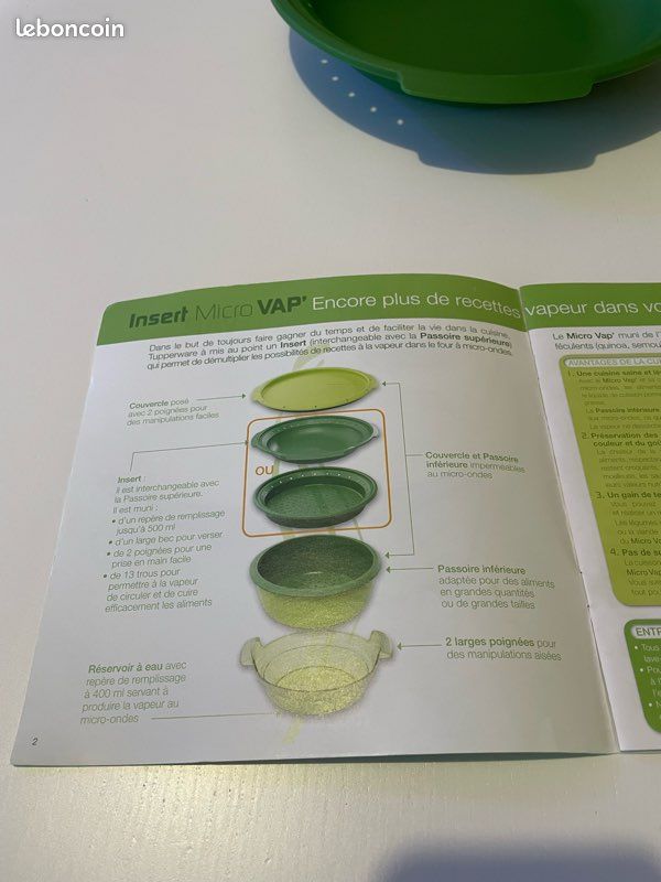 cercle de la vap carnoux Insert Microvap Tupperware