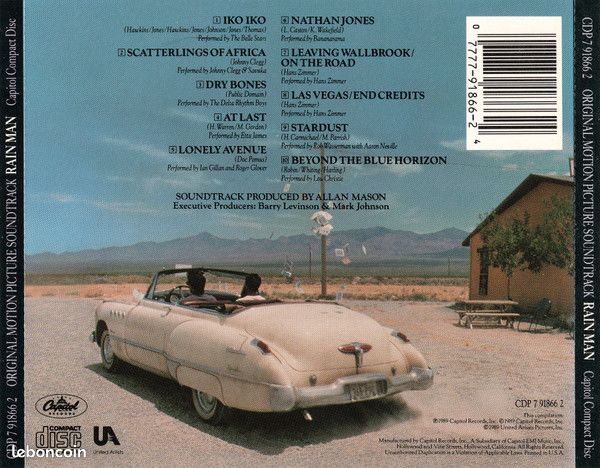 Rain Man (Original Motion Picture Soundtrack) (image 2)