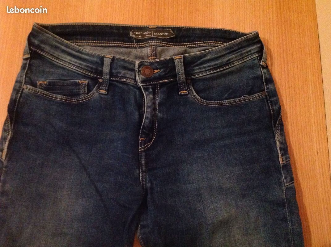 Jean teddy smith skinny fit taille 16 ans (image 2)
