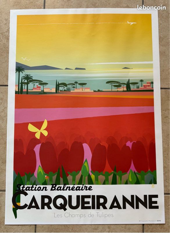 Illustrations Affiches FF83: Fête du Printemps Carqueiranne Avril 2024