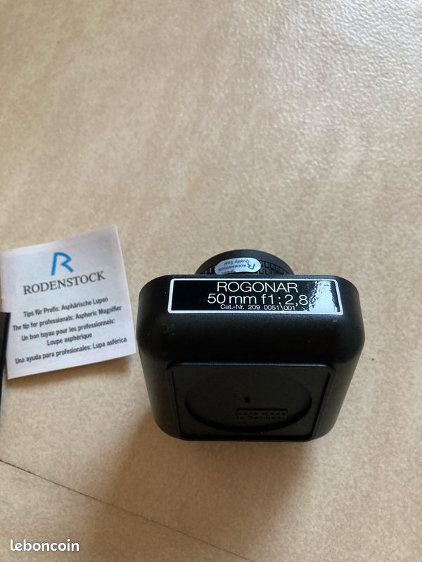 Objectif N31 Rogonar 50 Mm F/2.8 - Optique De Laboratoire/agrandisseur ?