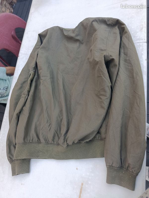 Veste kaki style aviateur (image 5)