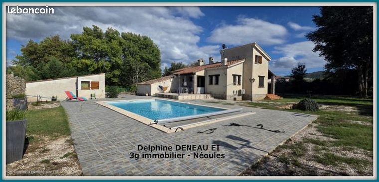 Vente | Maison avec dépendance | 5p | 4ch | 103 m² | Néoules | Expo Nord-Ouest/Sud-Est | Terrasse · Piscine