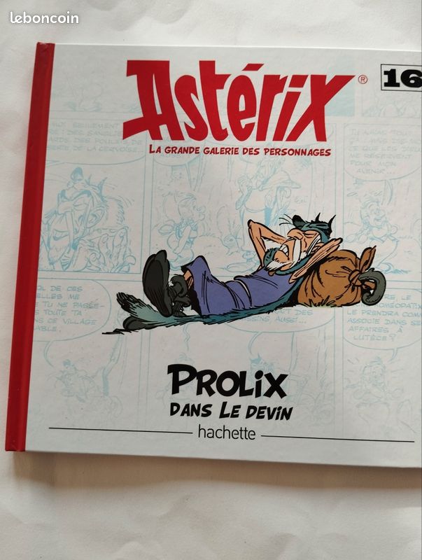 Grande Figurine Astérix - Prolix Le Devin - Résine - Hachette - Uderzo Goscinny
