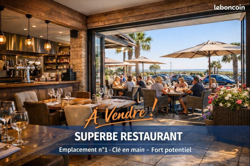 Fonds de commerce restaurant, brasserie 268 m² - Bureaux & Commerces