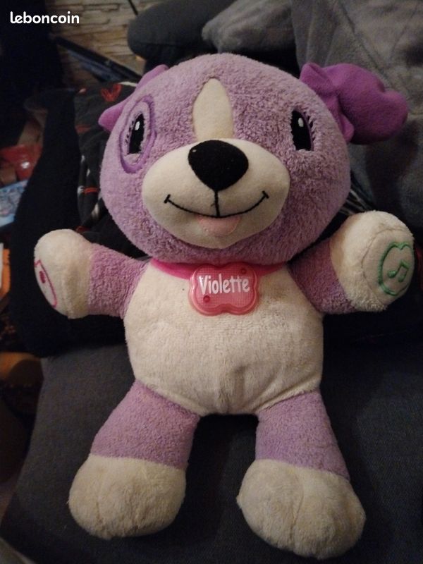 Peluche Violette interactive (image 1)
