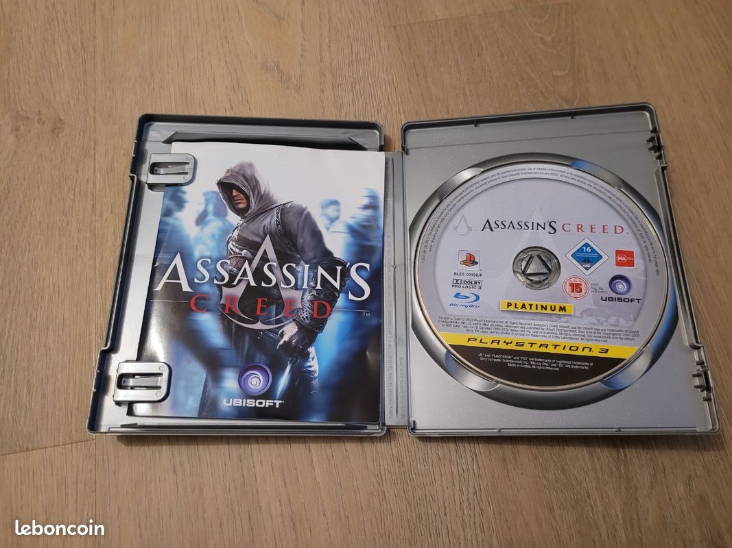 Jeu PlayStation 3 Assassin's Creed - Version Platinium - Complet Avec Boîtier - Bon état - Testé