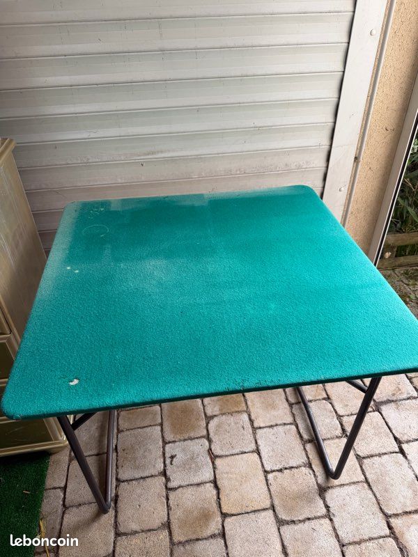 Table de bridge pliante vintage (image 2)