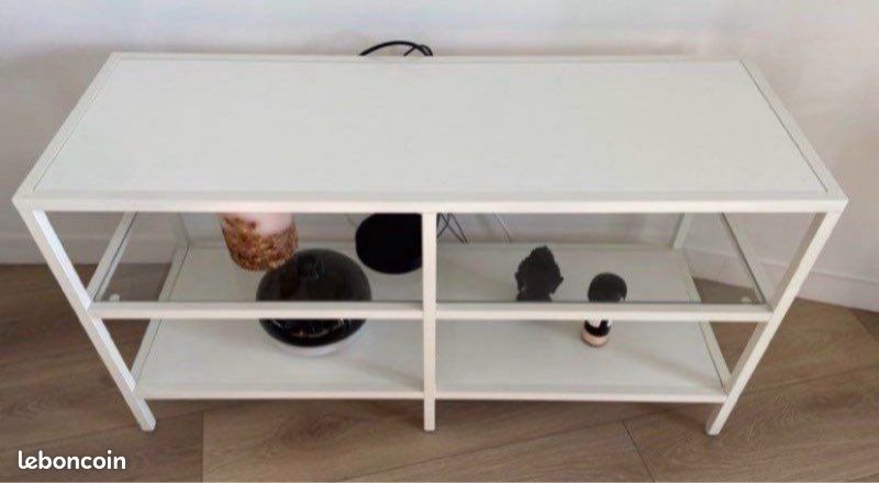 Meuble TV Ikea vittsjö blanc (image 2)