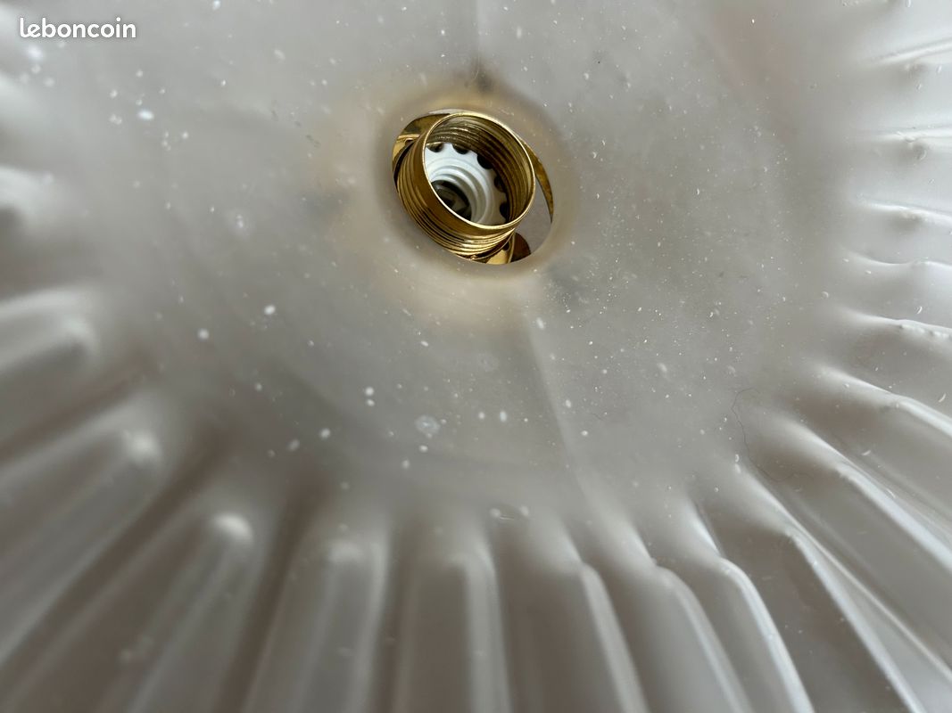 Suspension en verre ancienne (image 15)