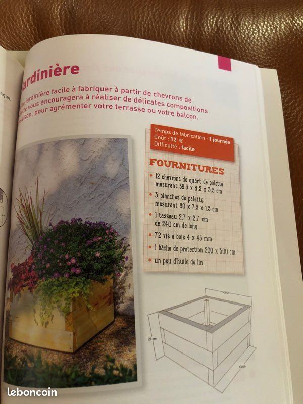 Livre: à faire vous même, Objets déco et Palettes (image 10)