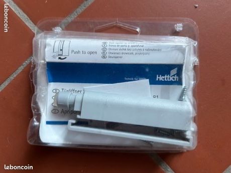 Lot de 4 système d’ouverture pour porte de meuble par pression HETTICH (image 4)