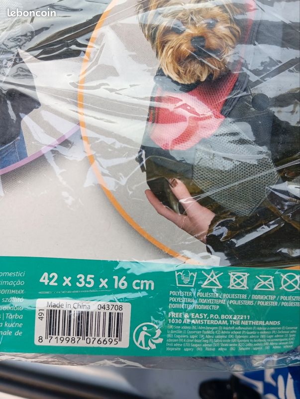 Sac de transport pour petit chien Accessoires animaux