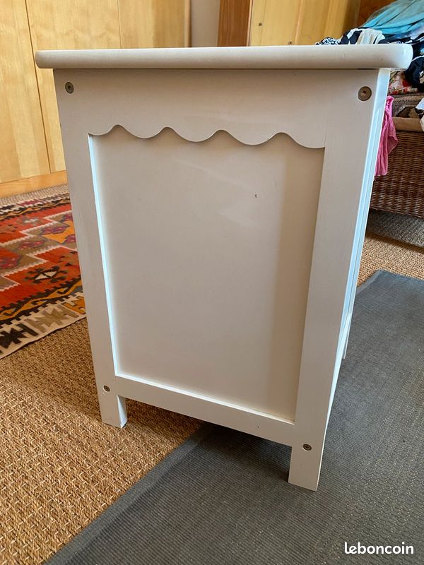 Table de chevet blanche (image 5)
