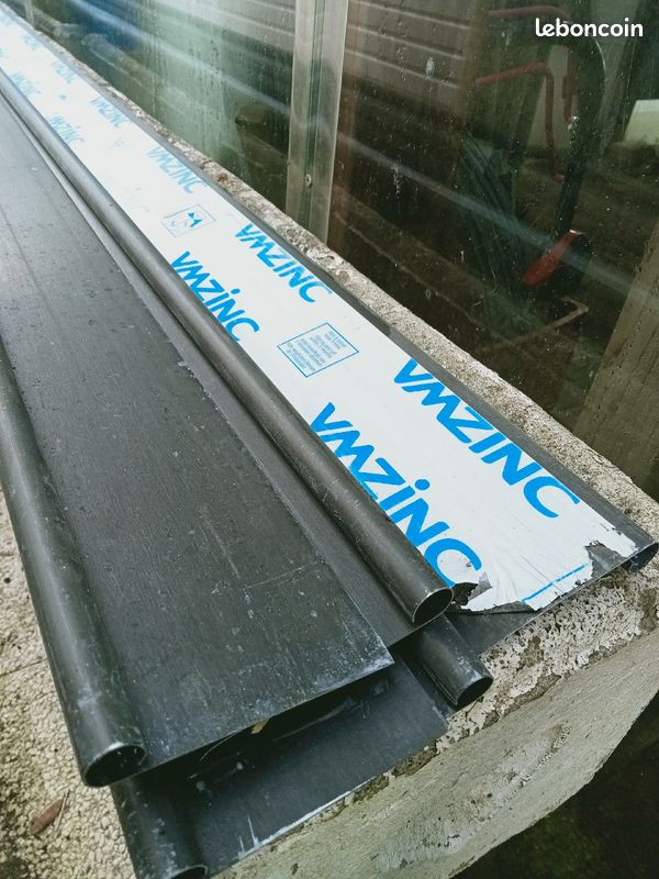 Profil zinc 2 m et 2 m80 couverture étanchéité (image 1)