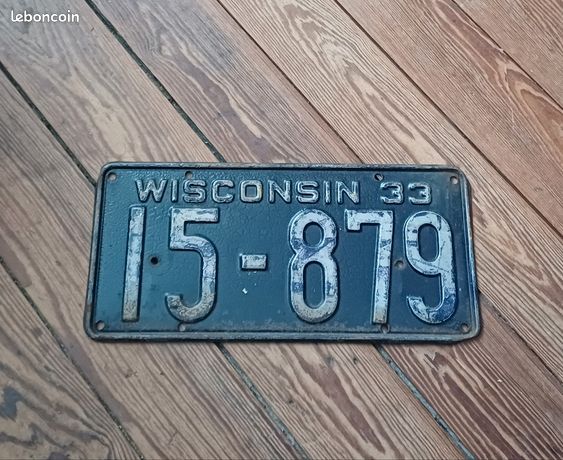 Plaques D'immatriculation Vintage Illinois 1956 – Paire – Vert, Numéro 573 497