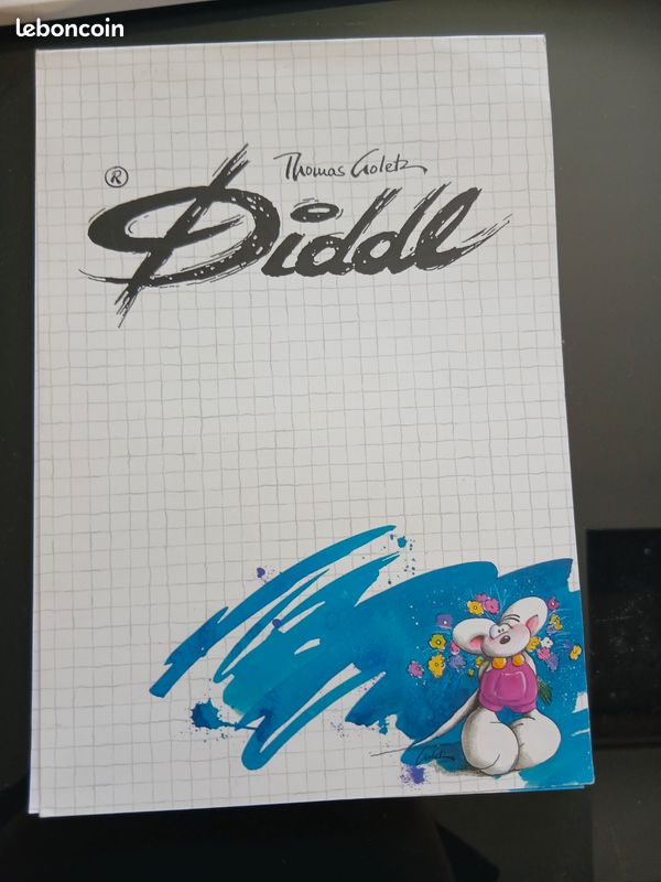 Années 2000-gros Lot Diddl blocs enveloppes parfumées timbres bloc note aimanté sacs souvenir (image 5)