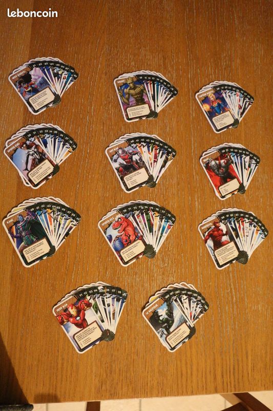 Cartes Explore l'univers Marvel avec Groot, Leclerc (2024) - 108 cartes, collection complète (image 1)