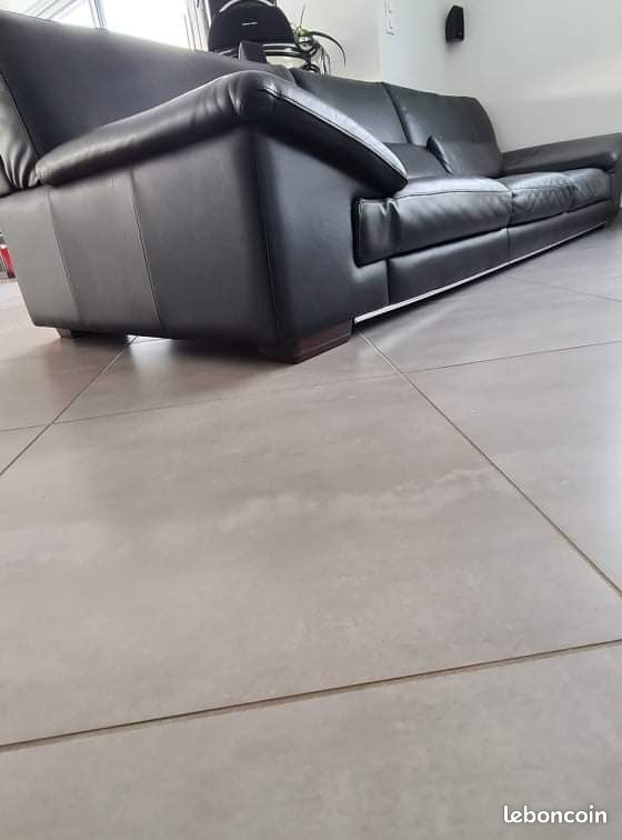 Vite vite affaire a saisir canapé 4 places noir en cuir (image 3)