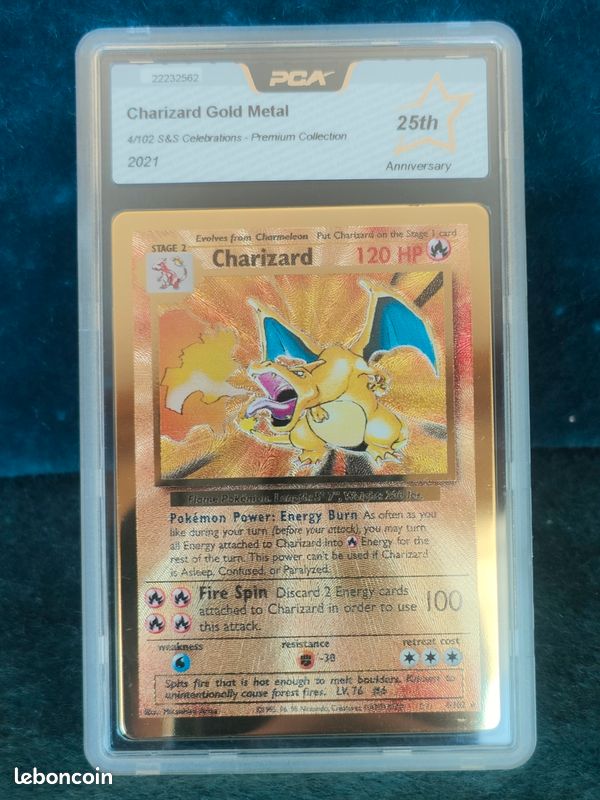 25th anniversary pokemon metal cards Wholesale Trading Card Slabs for Professional Grading & customs. US Stock  1-2 day Shipping from PA – Caseforceco main image 1