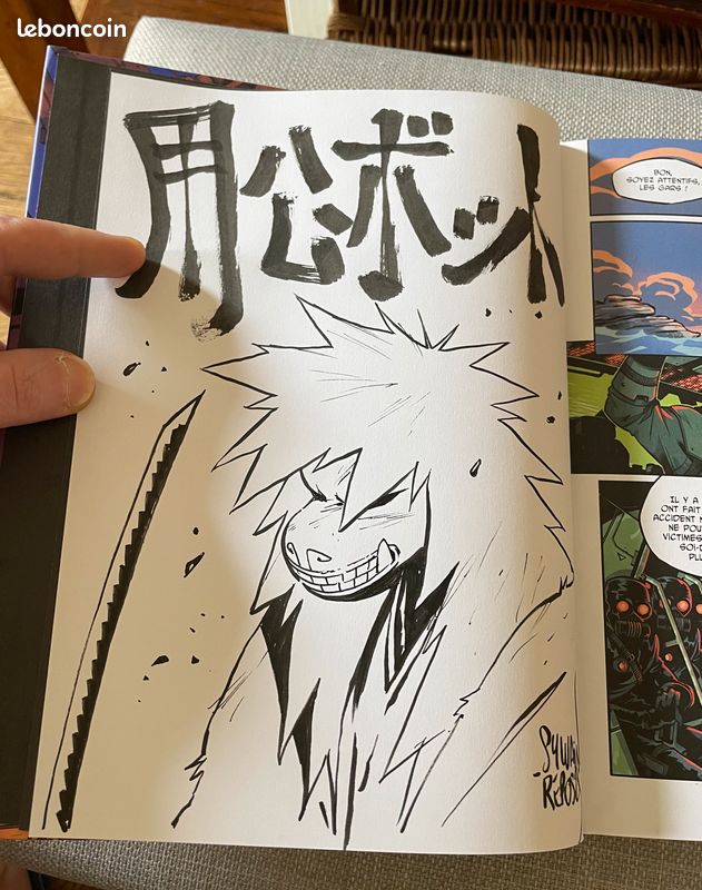 Bd Yojimbot #4 dédicace de Sylvain Repos, Dargaud EO (image 5)