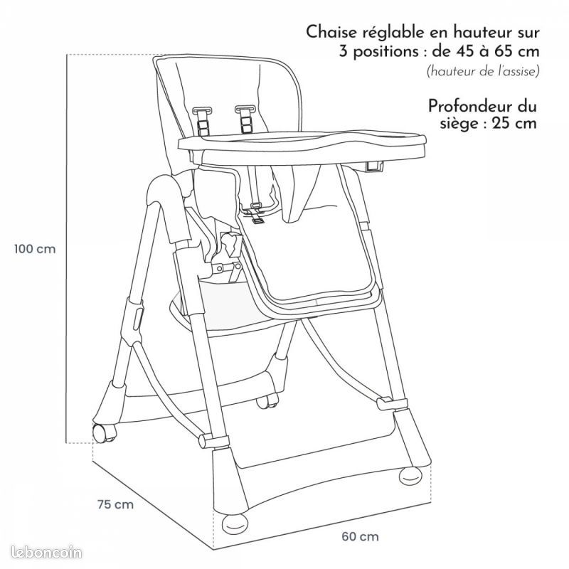 Chaise Haute de Bébé (image 5)