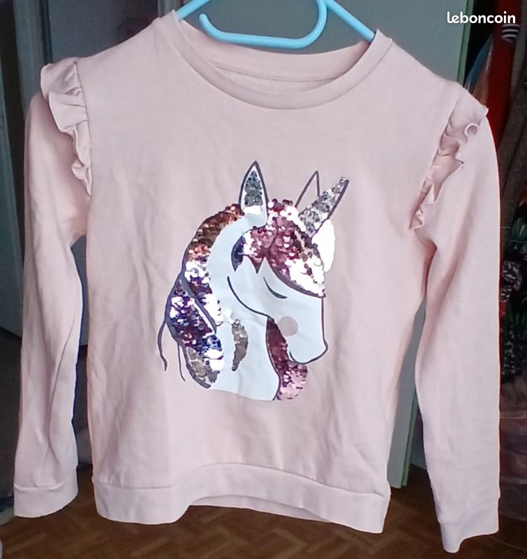 Pull fille licorne 10ans Vêtements