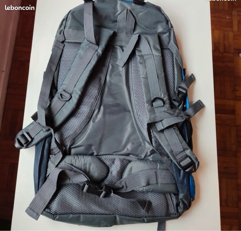 Sac à Dos De Pêche YUKI CABBANA – 60x40x43cm, Bleu, Neuf, Résistant Eau Et UV