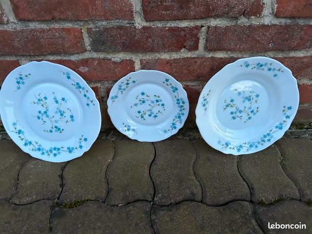 Nostalgie - Lot n° 40 - 6 assiettes creuses calottes Honorine - 20,5 cm - Arcopal 🇫🇷 - Arts de la table