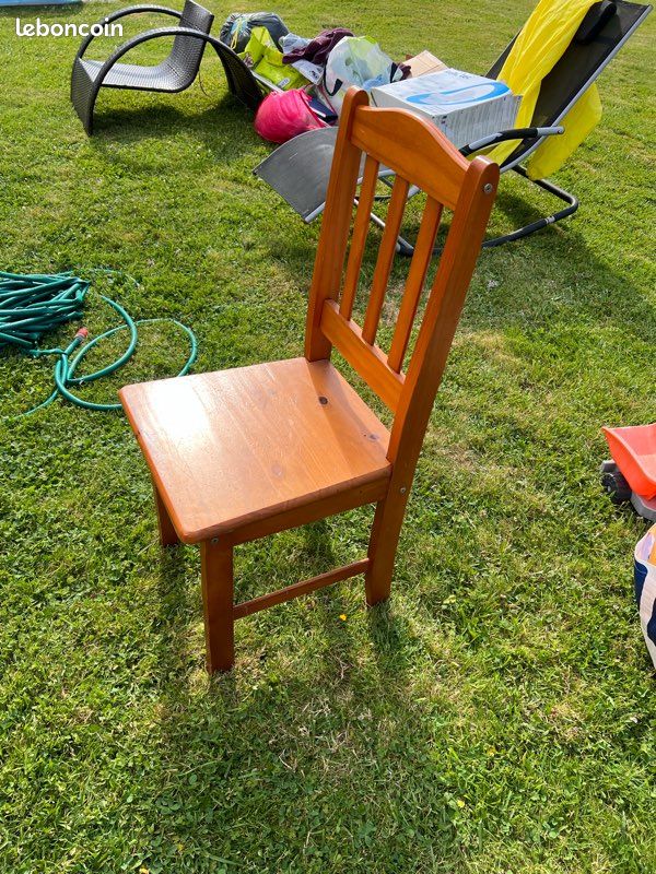 Lot de 4 Chaises bois (image 1)