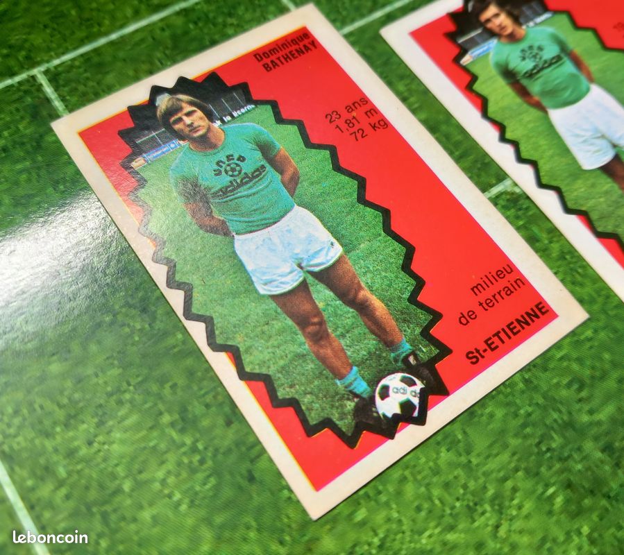 Vignettes - images Agéducatifs Football 1976-1977 Joueurs ASSE. Au choix non Panini - Collection