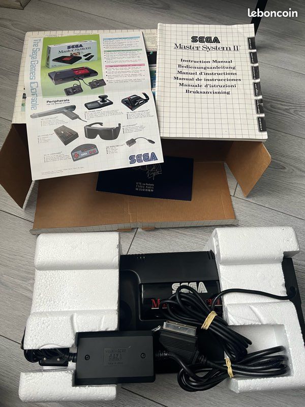 Sega Console de jeux Master System Manuel de service