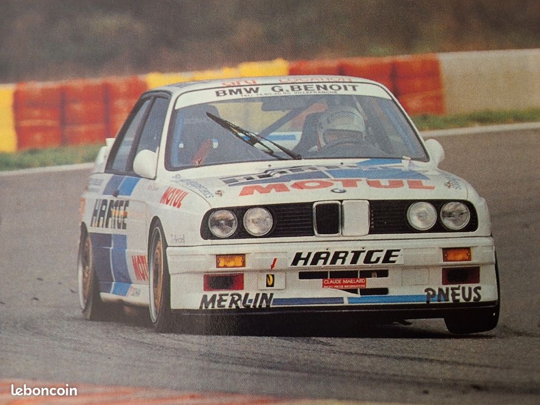 Essais d'époque de 1991 BMW M3 Francis Dosières, François Chatriot, Michel Perin, Jean-Pierre Malcher, Lucien Guitteny....Garage Benoît, Hartge, (image 7)