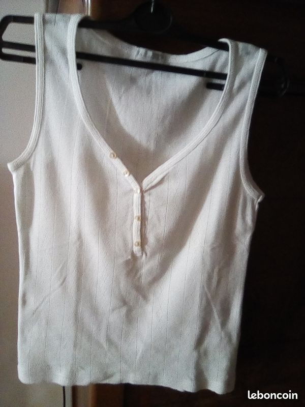 Débardeur blanc In Extenso 34/36 (image 2)