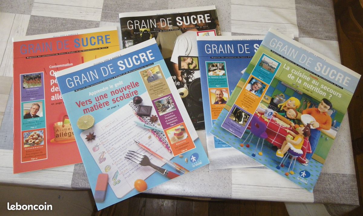 Lot de revue grain de sucre cedus logp (image 1)