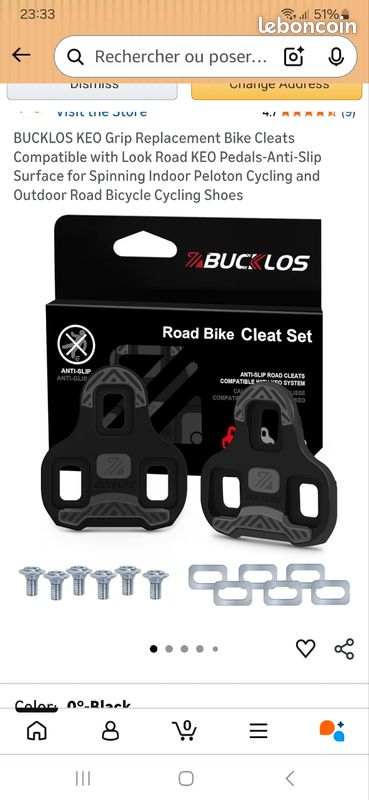 Chaussures Cyclisme Peloton Unisexe - Taille 44 - Noires - Portées Une Fois