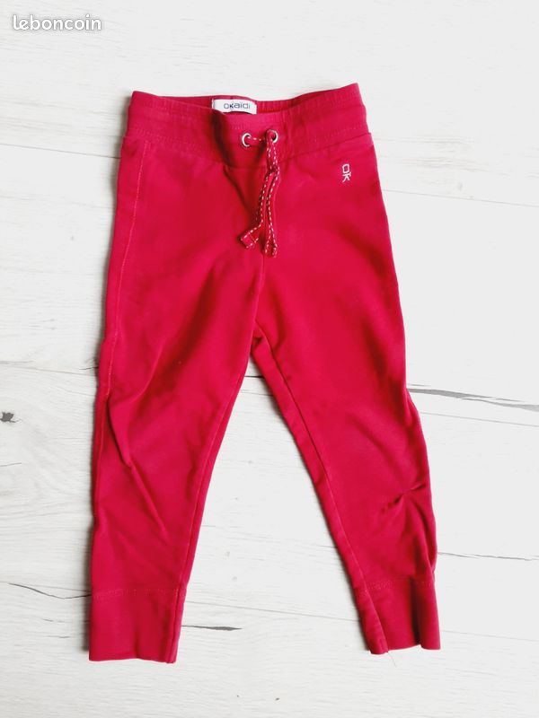 Vêtement fille pantalon rose Okaïdi 4 ans (image 1)